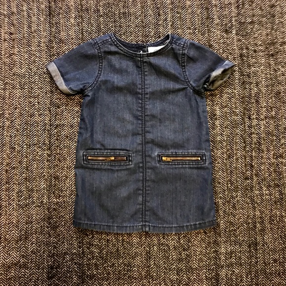 Old navy shirt sleeved denim dress size 18-24